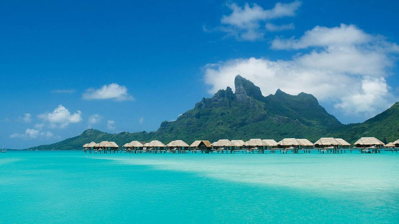 【国庆】大溪地Four Seasons Bora Bora 5晚+Tahiti 洲际酒店1晚度假